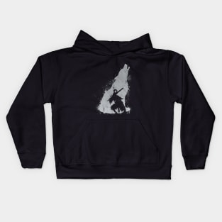 Walker of Abyss V. Silver Kids Hoodie